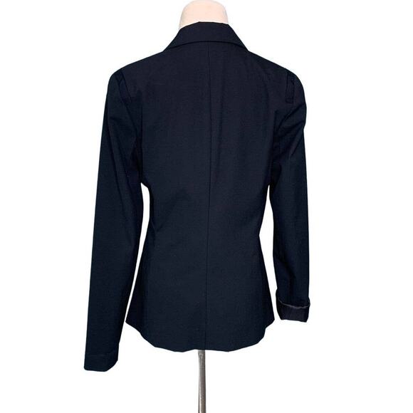 Gap black 2 buttoned long sleeves blazer size 4 - Picture 2 of 9